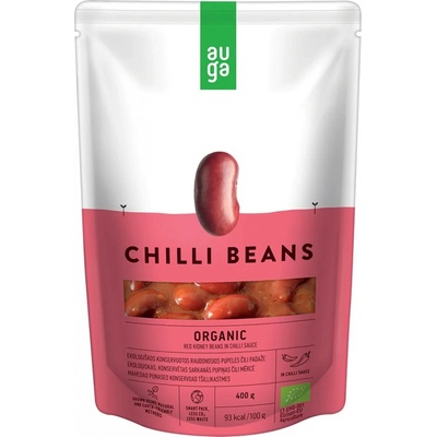 Auga Fazuľa červené v chilli omáčke BIO 400 g