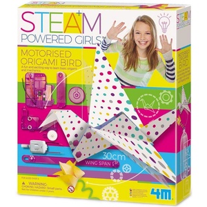 4M Комплект за оригами 4M Steam Powered Girls - Птица с двигател (4m-04903) - ozone