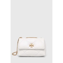 Tory Burch kožená kabelka Kira Diamond Quilt Small bílá 154706.100