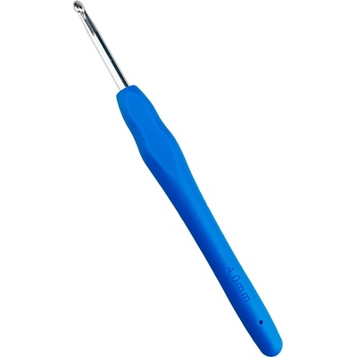 Pro Háčkování Háček se silikonovou rukojetí 4 mm