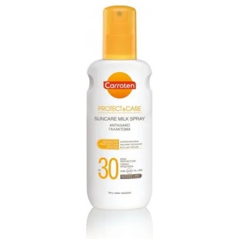 Carroten Protect & Care Suncare Milk Spray - Слънцезащитно мляко SPF30, 200мл