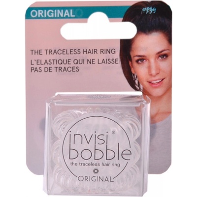 Spirálová gumička do vlasů Invisibobble Crystal Clear - průhledná – Zboží Mobilmania