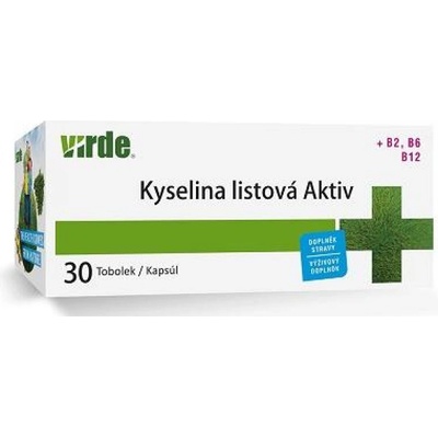 Virde Kyselina listová aktiv 30 kapslí – Hledejceny.cz