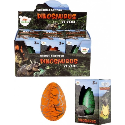 Teddies Vejce líhnoucí a rostoucí dinosaurus – Zboží Mobilmania