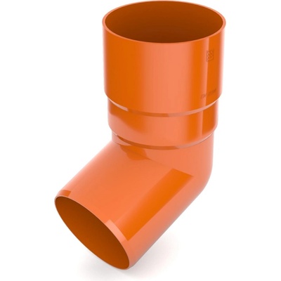 Bryza PVC koleno 90 mm tehlové