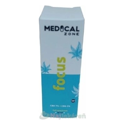 Medical Zone Focus full spectrum ve spreji s CBD+CBG 10 ml