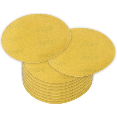 DEMA Brúsny papier pre excentrickú brúsku 115 mm P320, 10 ks