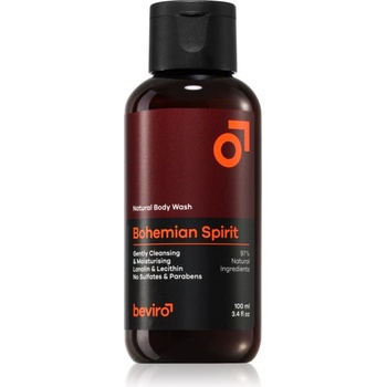 Beviro Bohemian Spirit Natural Body Wash натурален душ-гел за мъже 100ml