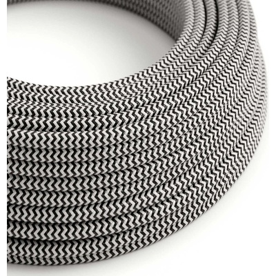 Crative Cables RZ04 černo 2x0,75mm² bílý 1 m