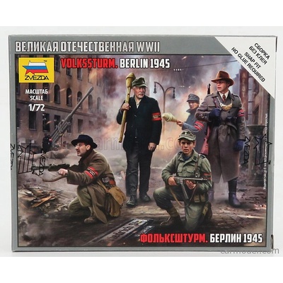 Zvezda Figures Soldati Soldiers Military Berlin 1945 1:72