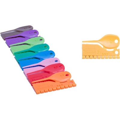 NOBBY Plastové kroužky 4 mm (100 kusů)