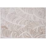 Multidecor Килим SALAMANCA 160x230 cm бежово/бяло с листен мотив (MU0114)