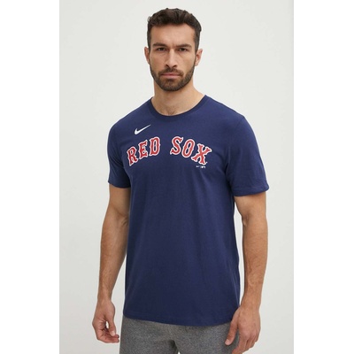 Nike Памучна тениска Nike Boston Red Sox в тъмносиньо с принт (N199.44B.BQ.0U5)
