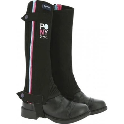 Equitheme Dětské minichapsy Pony Love černé – Hledejceny.cz