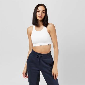 Image 1 of USA Pro Core Racer Back Sports Bra Ladies - White