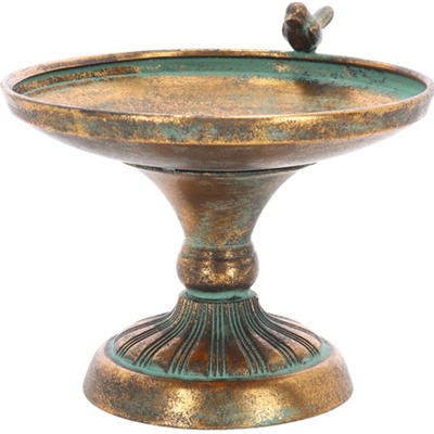 Esschert Design Napájadlo pre vtáky Aged Metal L