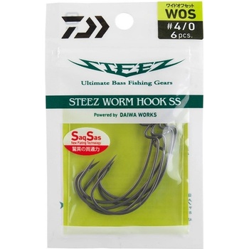 Daiwa Steez Worm Hook SS Wos vel.3 7ks