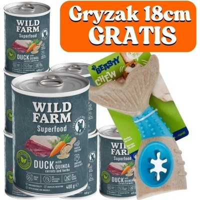 Wild Farm Superfood Duck 6 x 400 g