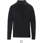 Neoblu 4397 OWEN LSL WOMEN / Дамска поло риза с дълъг ръкав от пике - тъмночерна XL (244397n1104)