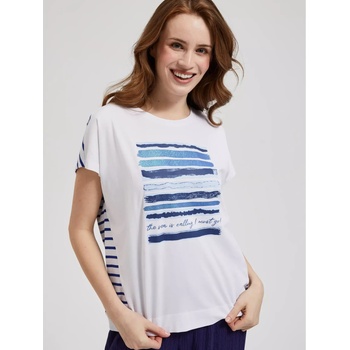 Moodo Дамска тениска Moodo | Byal | ЖЕНИ | XS