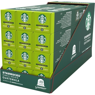 Starbucks Guatemala Кафе на капсули с един произход за Nespresso 120 бр