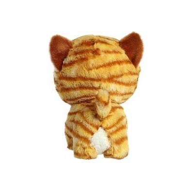 LEAN Toys Teddy Pets - Plush stuffed toy / cuddly toy Ginger Tabby Cat 17 cm