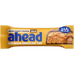 ahead Low Sugar Chocolate Bar - vegan - Salted Peanut Caramel