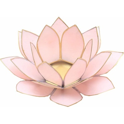 Nefertitis Svícen lotos růžový NF8280 - cca 13,5 cm – Zbozi.Blesk.cz