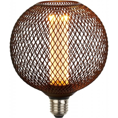 Searchlight LED žárovka E27 Mesh 3,5W 1 800K 12cm černá 16003BK