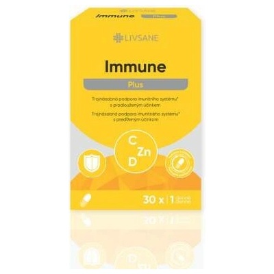 Livsane Vitamín C + vitamín D + zinok 30 kapsúl