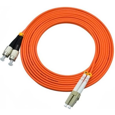 Conneu FC-LC пач корда, дуплекс, мултимод OM2, 2 мм, оранжева, дължина 10 метра (CNFJ-FCLCOM2DOR2mm-10)
