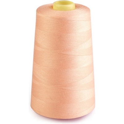 Polyesterové nitě pro overlocky i klasické šití návin 5000 yards PES 40/2, malé, 532 Apricot Sherbet
