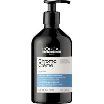 L´Oréal Professionnel Série Expert Chroma Créme Blue Dyes Shampoo neutralizující šampon pro hnědé vlasy 500 ml