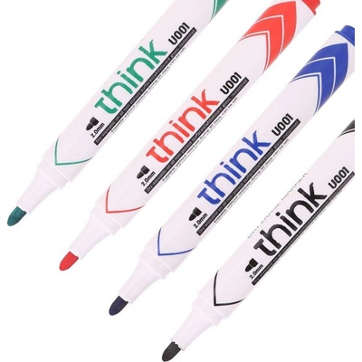 Deli Think Whiteboard Marker U001/4 popisovač 4 barvy - Heureka.cz