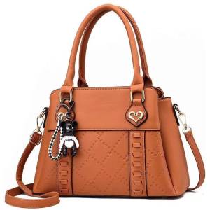 CHARON Дамска Чанта Charon Queen II, Кафява, Различни цветове (KZ210155-BROWN)