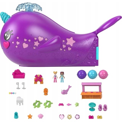 Mattel Polly Pocket Narwhal Loď HKV71