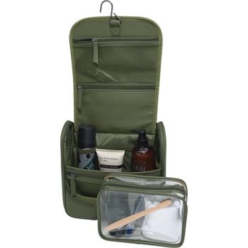 Stackers Пътна чантичка за тоалетни принадлежности Stackers Canvas зелена (76408)