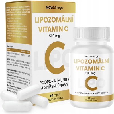 MOVit Lipozomálny Vitamín C 500 mg 60 kapsúl