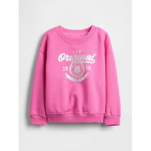 GAP Бебешки суитшърт с лого VintageSoft GAP GAP | Rozov | Момичешки | 2 години - zoot - 47,64 лв