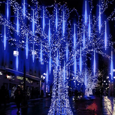 ACA DECOR LED vánoční závěs Rampouchy, 9m, studená bílá, IP44, 180 LED