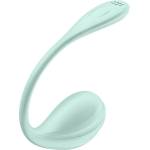 Satisfyer Smooth Petal - носимо вибриращо яйце с управление чрез приложение (зелено) - desirel