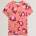 Ted Baker Тениска с щампа Ted Baker Ted Baker All Over Print Tee - Coral