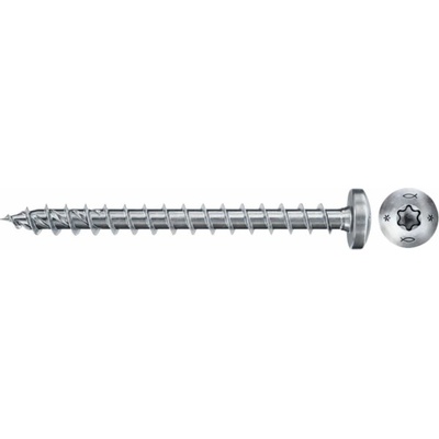 Fischer PowerFast FPF II PTF 5,0x40 BC 100 plochá hlava bílý zinek celý závit drážka TX 670438