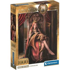 Clementoni - Puzzle Anne Stokes: Friends Forever - 1 000 piese