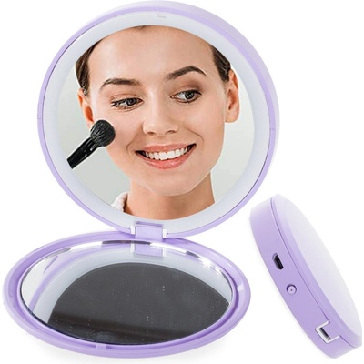 Verk 24105 kozmetické mini zrkadlo USB Color