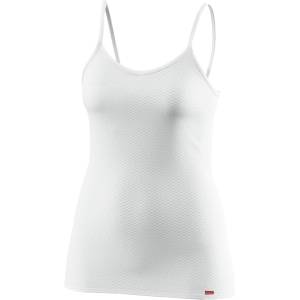 Löffler Дамско синтетично термобельо Löffler Women's Spaghetti Top Grid Transtex Light Synthetic base layer - White - размер 44 (EU) (114-3105-0216)