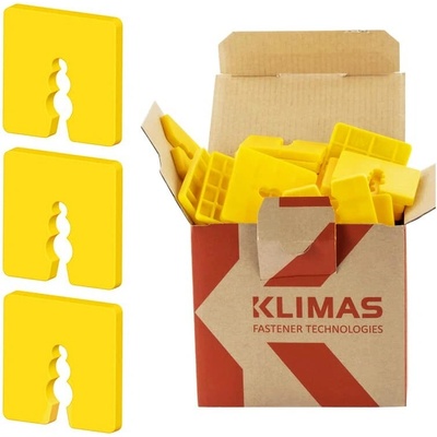 Klimas Wkret-Met 50ks - 5mm Dištančné podložky 50x50mm - PVC