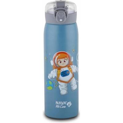 Nava termohrnek pro děti 500 ml modrý We Care