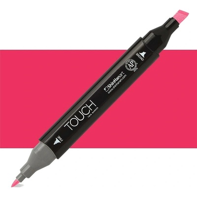 Lihová fixa TOUCH oboustranná Fine & Chisel, Vivid red (R4)