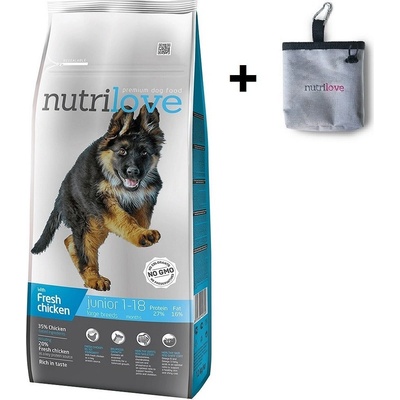 Nutrilove Dog Junior Large Fresh Chicken 12 kg